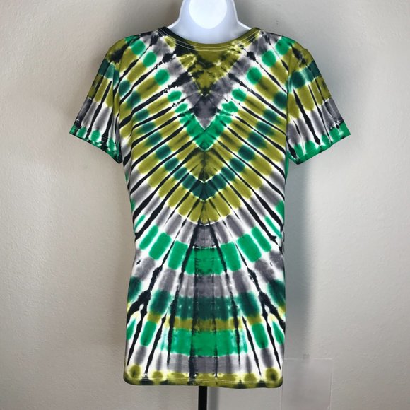 Women's Tie-Dye S/S V-Neck T-Shirt | Large - Picture 6 of 8